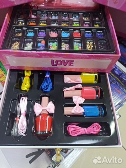 Набор детской косметики, создания Браслетов и Бус