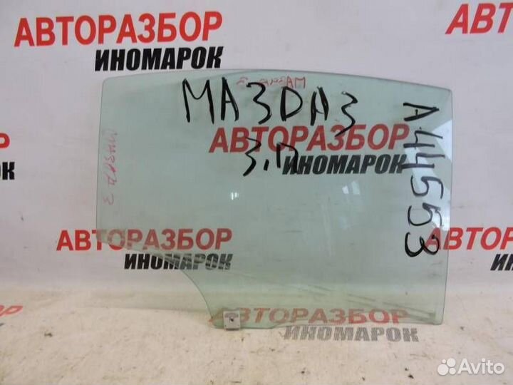 Стекло двери задней правой Mazda Mazda 3 BK 2002-2