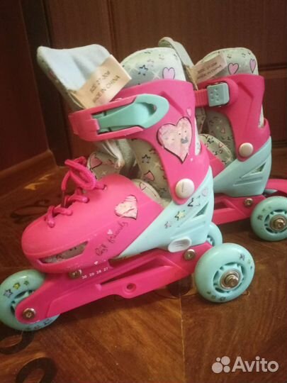 Роликовые коньки детские 2 в 1