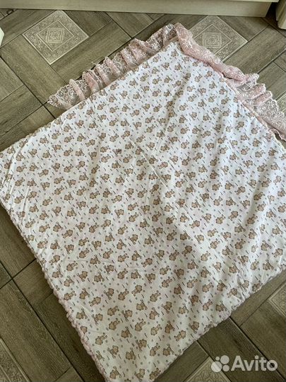 Конверт-плед на выписку для девочки