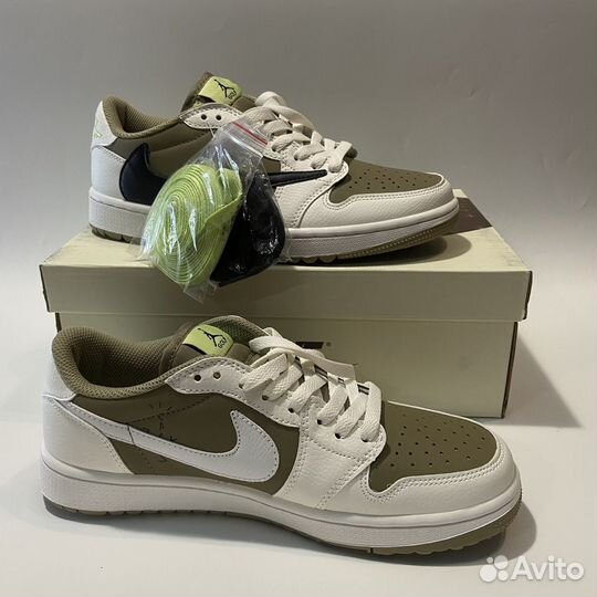 Кроссовки nike air jordan 1 low travis scott