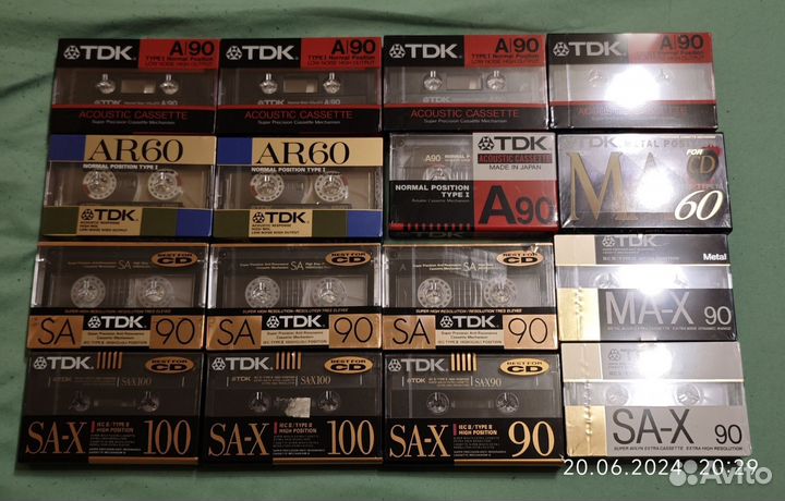 Tdk аудиокассеты, редкие и обычные