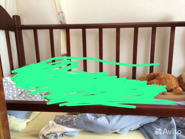 Детская кроватка с матрасом