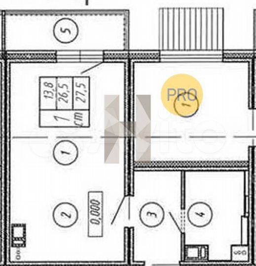 Квартира-студия, 27,5 м², 3/17 эт.