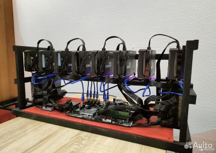 Премиум каркас для майнинг фермы из дерева на 2-20