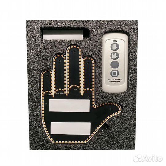 Светодиодный фонарь со средним пальцем