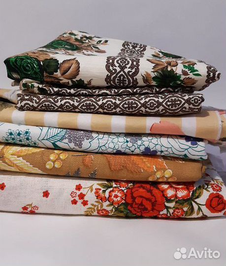 Ткань шторная разная СССР