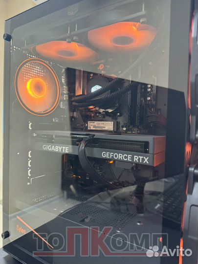 Новый игровой пк Ryzen 7 5700x 32 Гб RTX 4060 Ti