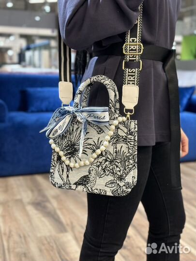 Сумка женская холщовая для поездок