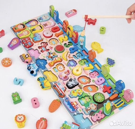 Развивающая логарифмическая доска новая