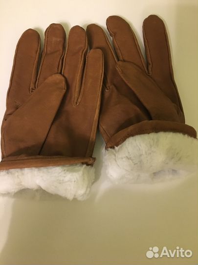 Перчатки кожаные