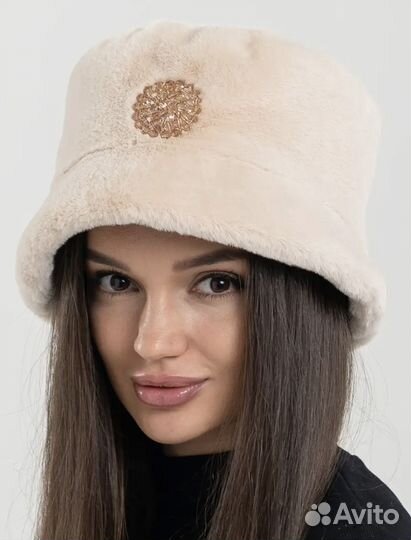 Шапка панама меховая