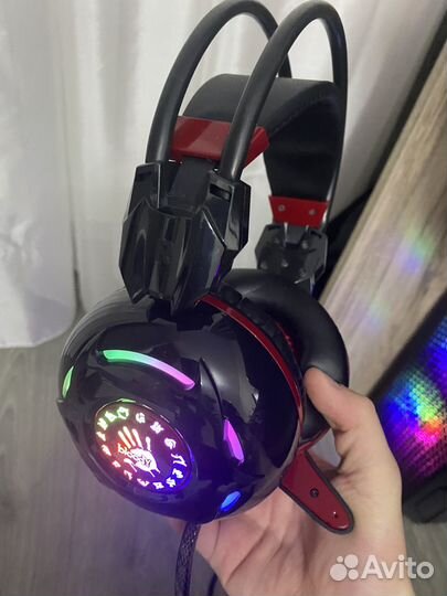 Наушники с микрофоном A4 Bloody G300