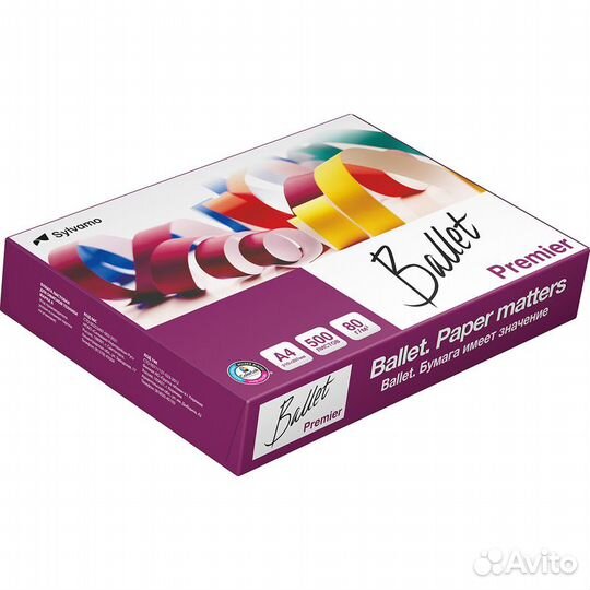 Бумага Ballet A4 Premier 80 г/м² 500 лист., белый