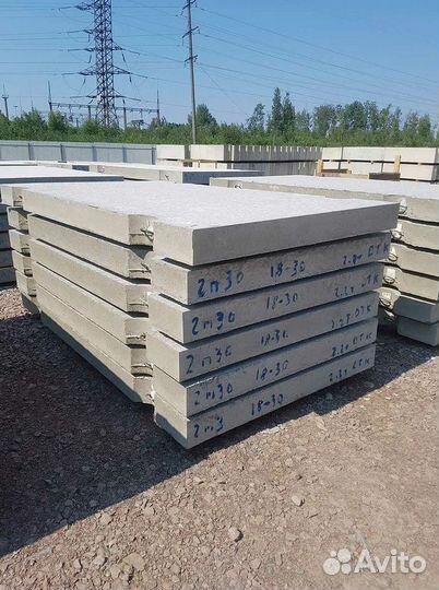 Дорожные бетонные плиты 3х1.75 новые опт