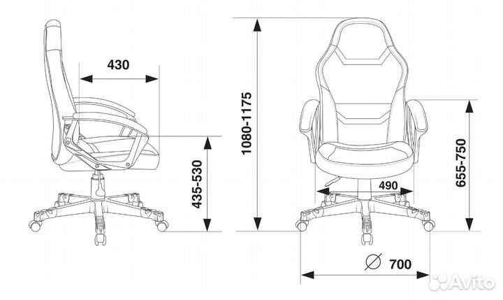 Кресло игровое zombie 10