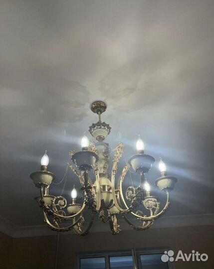 Люстра бронза