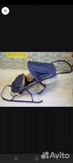 Детские санках коляска бу