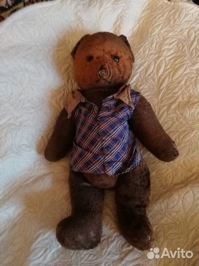 Мишка игрушка 50-х годов СССР опилки