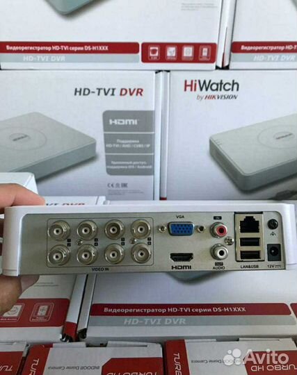 Комплекты видеонаблюдения HiWatch 1,4,8 камер