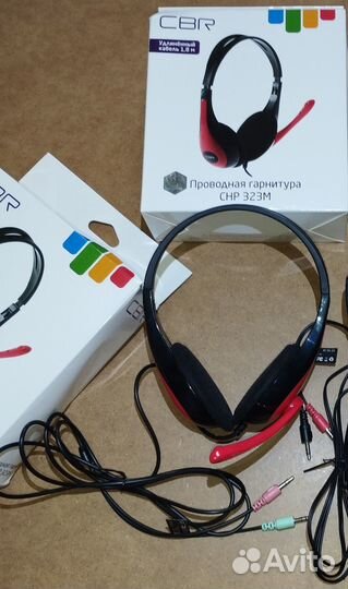Наушники с микрофоном, новые