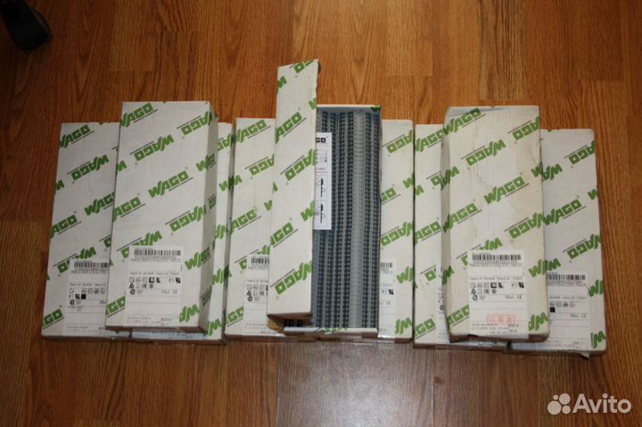 Проходная клемма 4-х проводная wago (20026401)