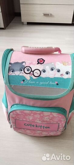 Рюкзак школьный для девочки бу