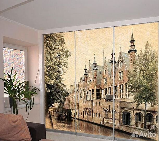 Фотопечать на шкаф купе