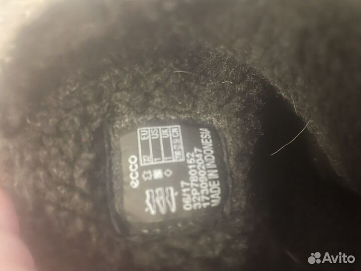 Сапожки зимние 32 размер на девочку. Ecco