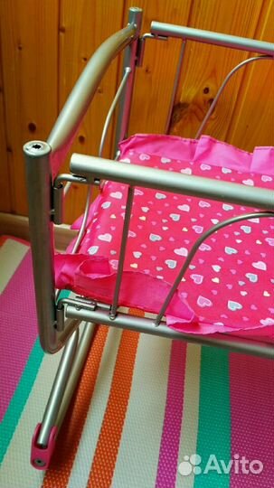 Большая кроватка-маятник новая в коробке