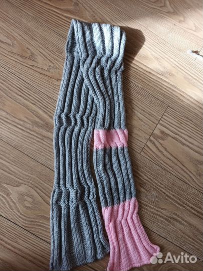 Шапка и шарф для девочки комплект