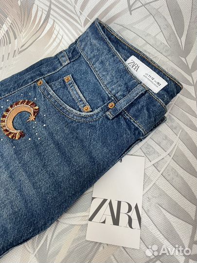 Юбка zara джинсовая для девочки 11-12лет