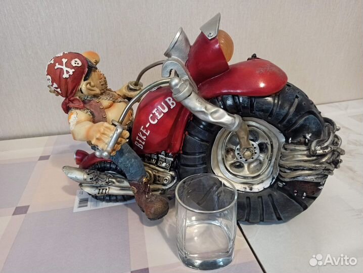 Копилка подарочная Байкер (полимер)