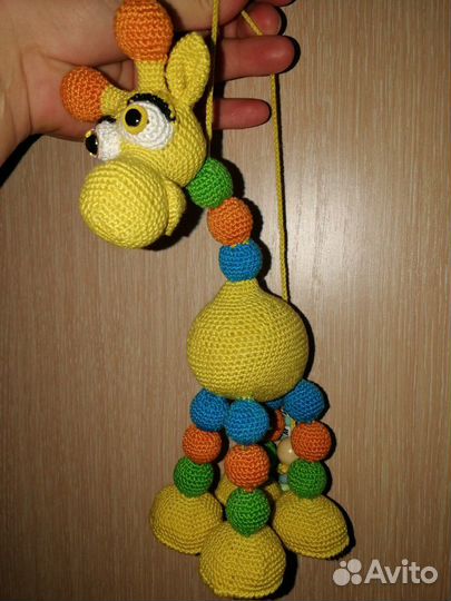 Жираф погремушка