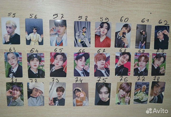 Карты к-поп 