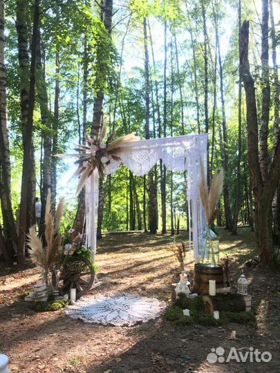 Арка макраме