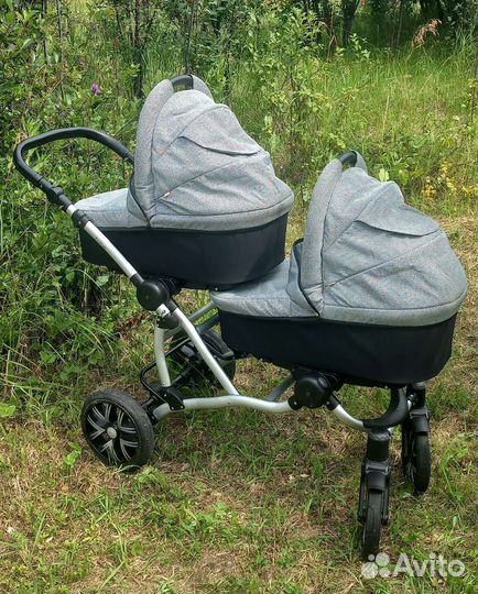 Коляска для двойни 3 в 1