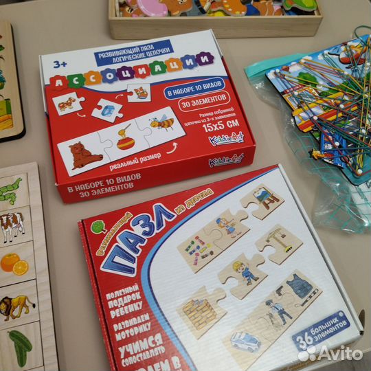 Развивающие игрушки деревянные