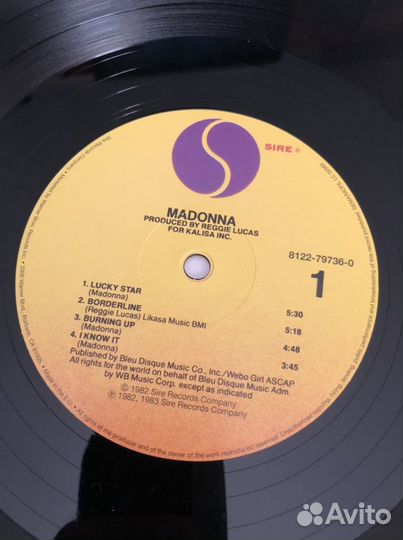 Винил madonna