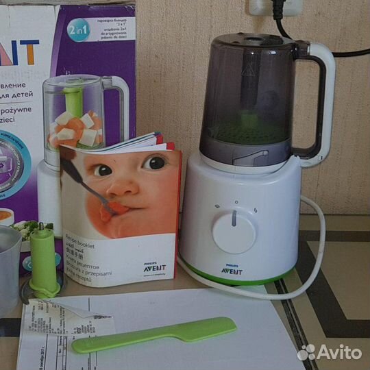 Блендер-пароварка Philips avent SCF870/21