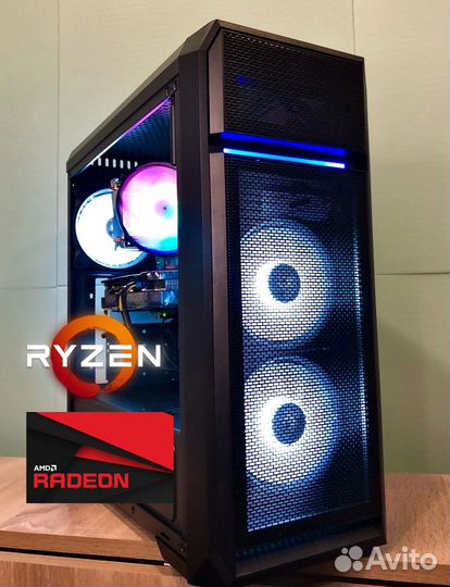 Игровой пк/RX570/RAM16GB/Ryzen5