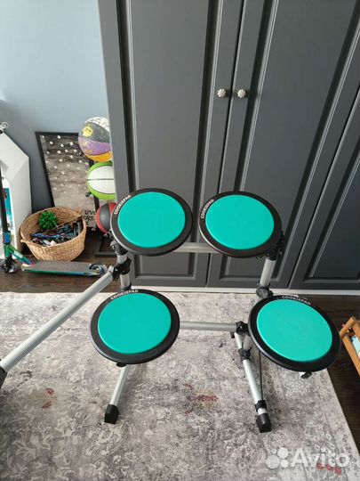 Тихая барабанная установка с электронными пэдами