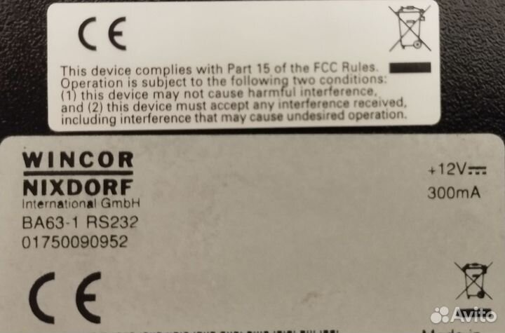 Дисплей покупателя Wincor Nixdorf BA-63