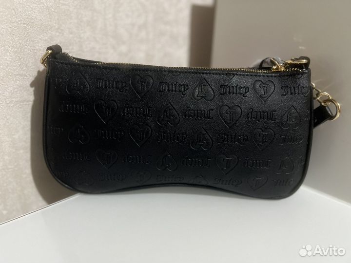 Juicy couture сумка черный -розовый