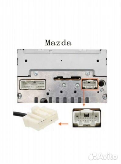 Bluetooth Mazda 3-6 для штатных магнитол