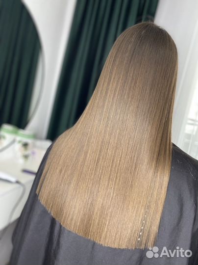 Кератиновое выпрямление