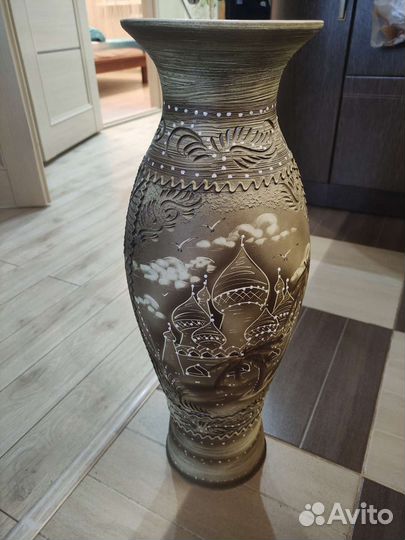 Ваза напольная высокая