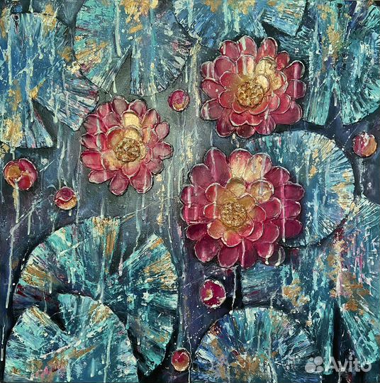 Интерьерная картина. Кувшинки