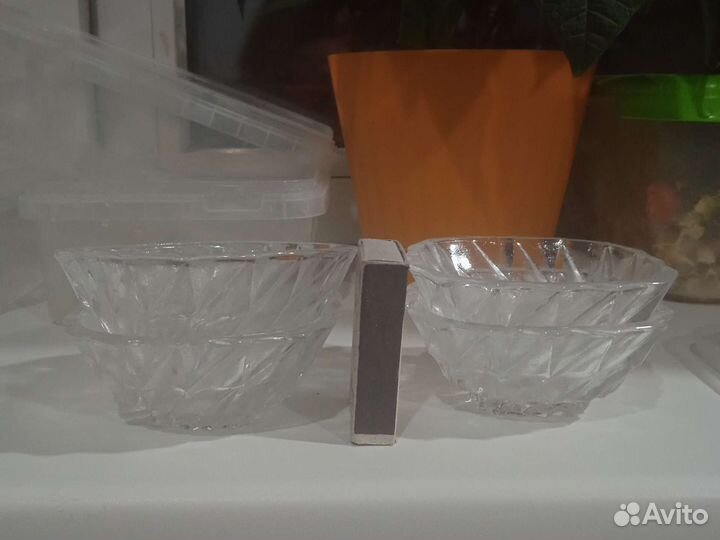 Хрустальные креманки для варенья