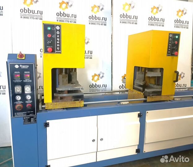 Двухголовый сварочный станок для окон П В Х Ozgenc